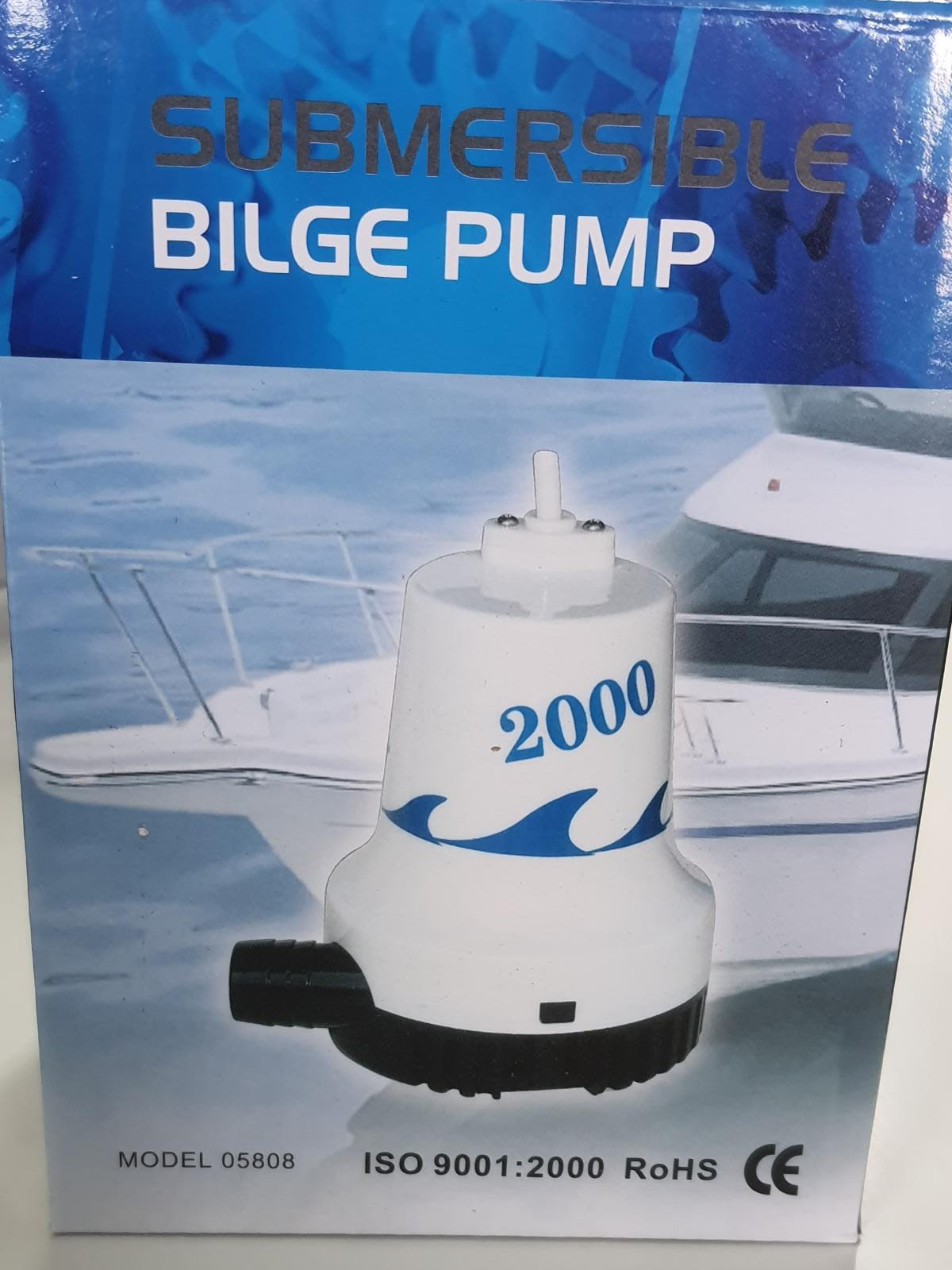 Bilge 2000 GPH 12V Sintine Pompası