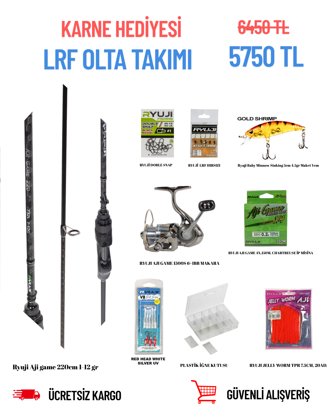 Karne Hediyesi Olta Takımı