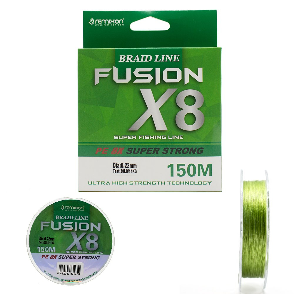 Remixon Fusion 150M X8 Green İp Misina (FU150M8G25)