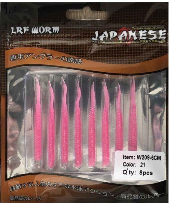 Sasi Japanese Lrf Worm W209 - 21